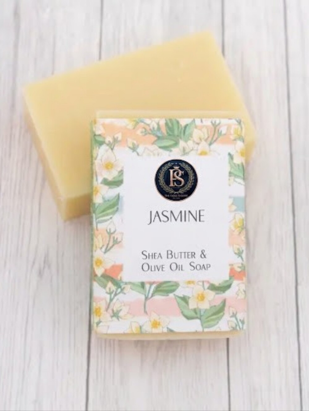 🌸🧼 Vegan Jasmine Shea Butter & Olive Oil Soap 💰 11.00